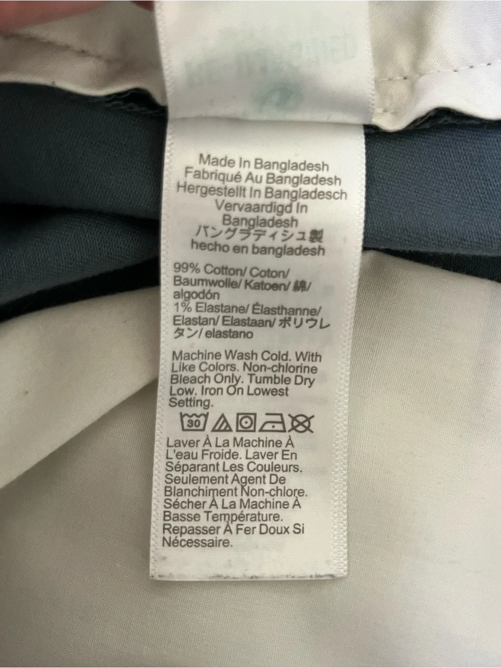 J. Crew Blue Straight-Leg Chino Pants